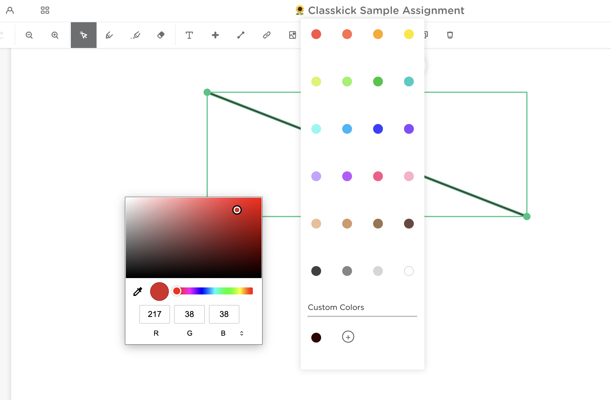 Line color dropdown - Student.png